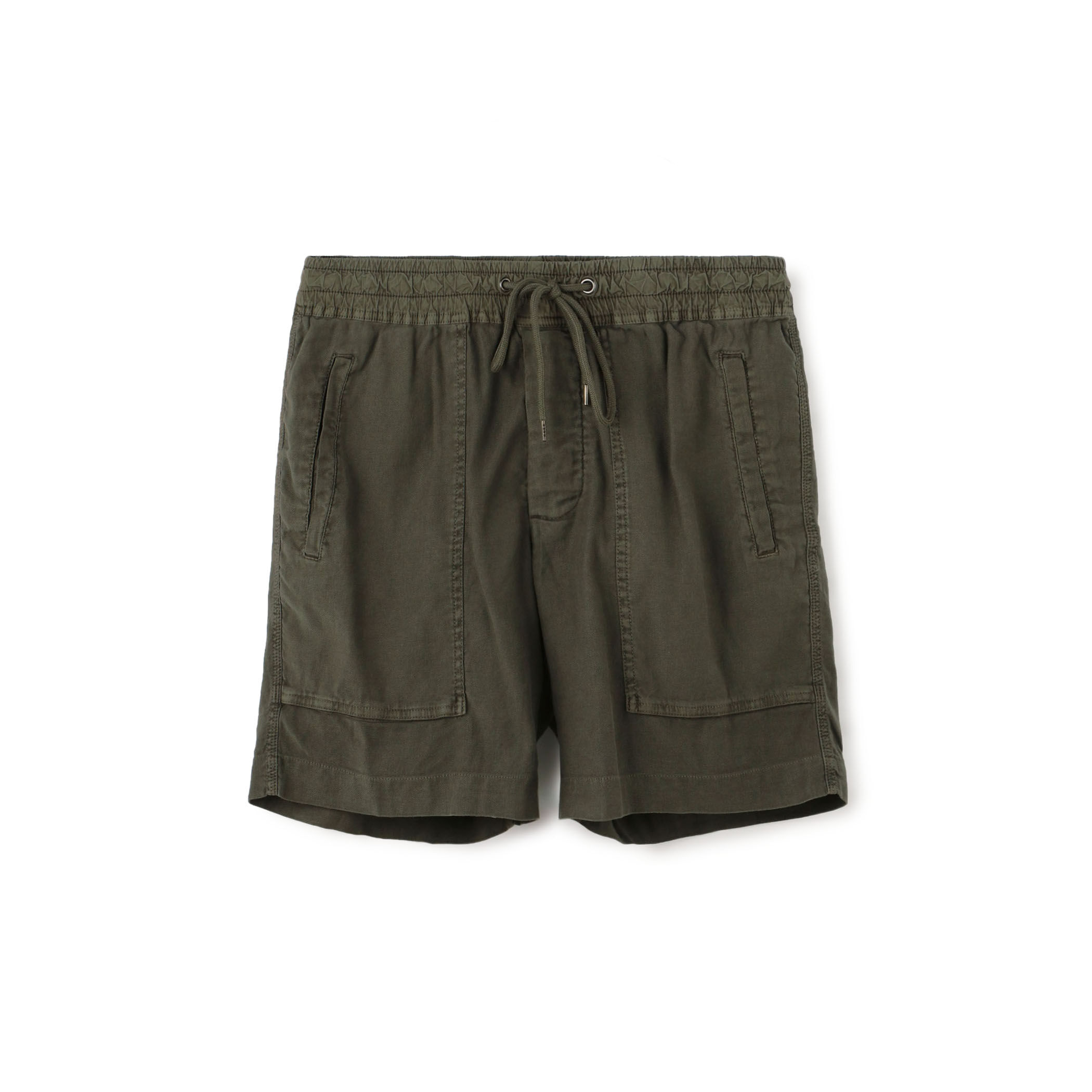 リネンコットン パッチポケットショーツ MLCO4256｜トゥモローランド