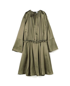 LOEWE TUNIC DRESS サテン フレアスリーブドレス