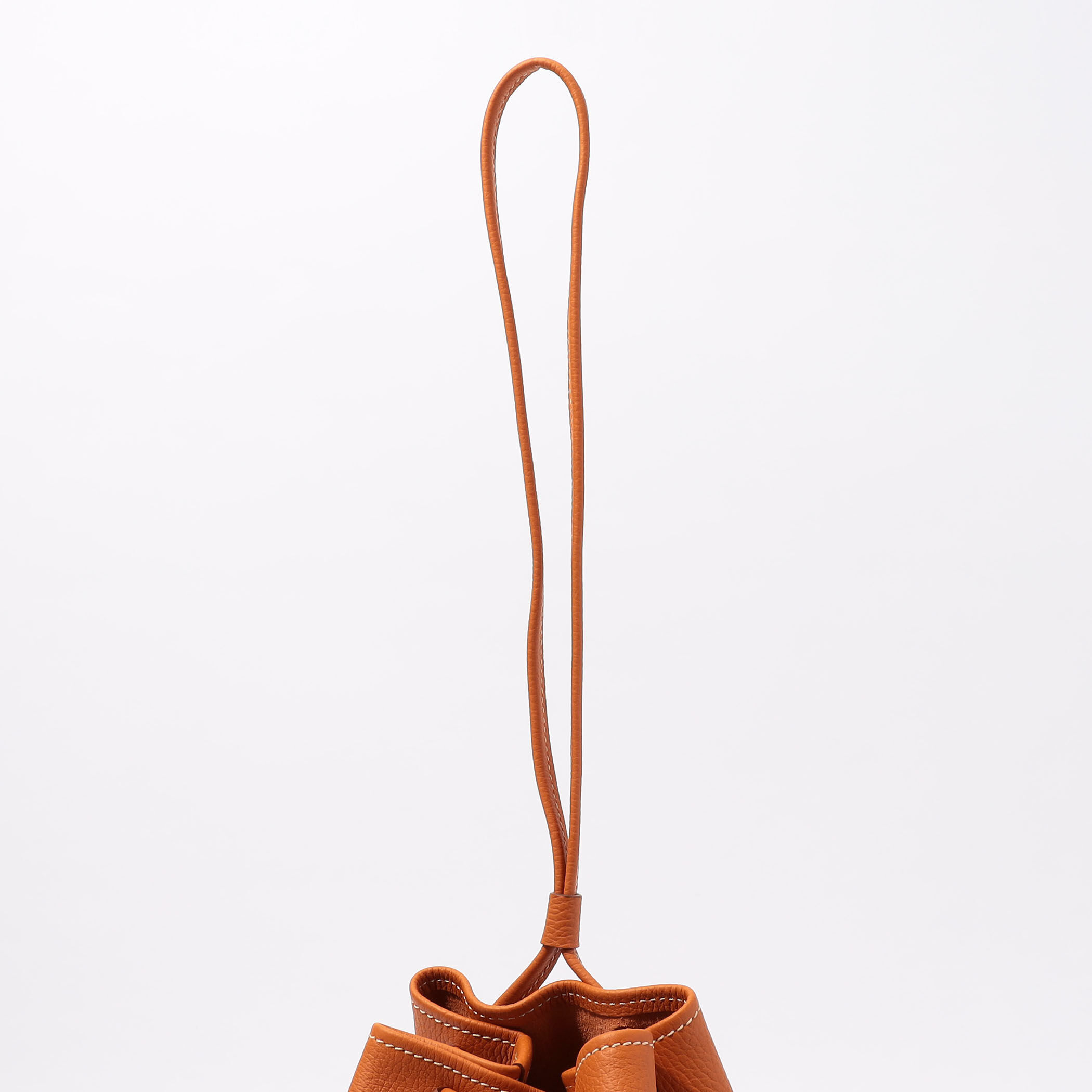 別注】Charles et Charlus シュリンクレザー 巾着バッグ