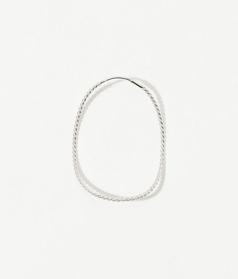 BAR Jewellery TWISTED CONTOUR シルバー ピアス｜トゥモローランド 