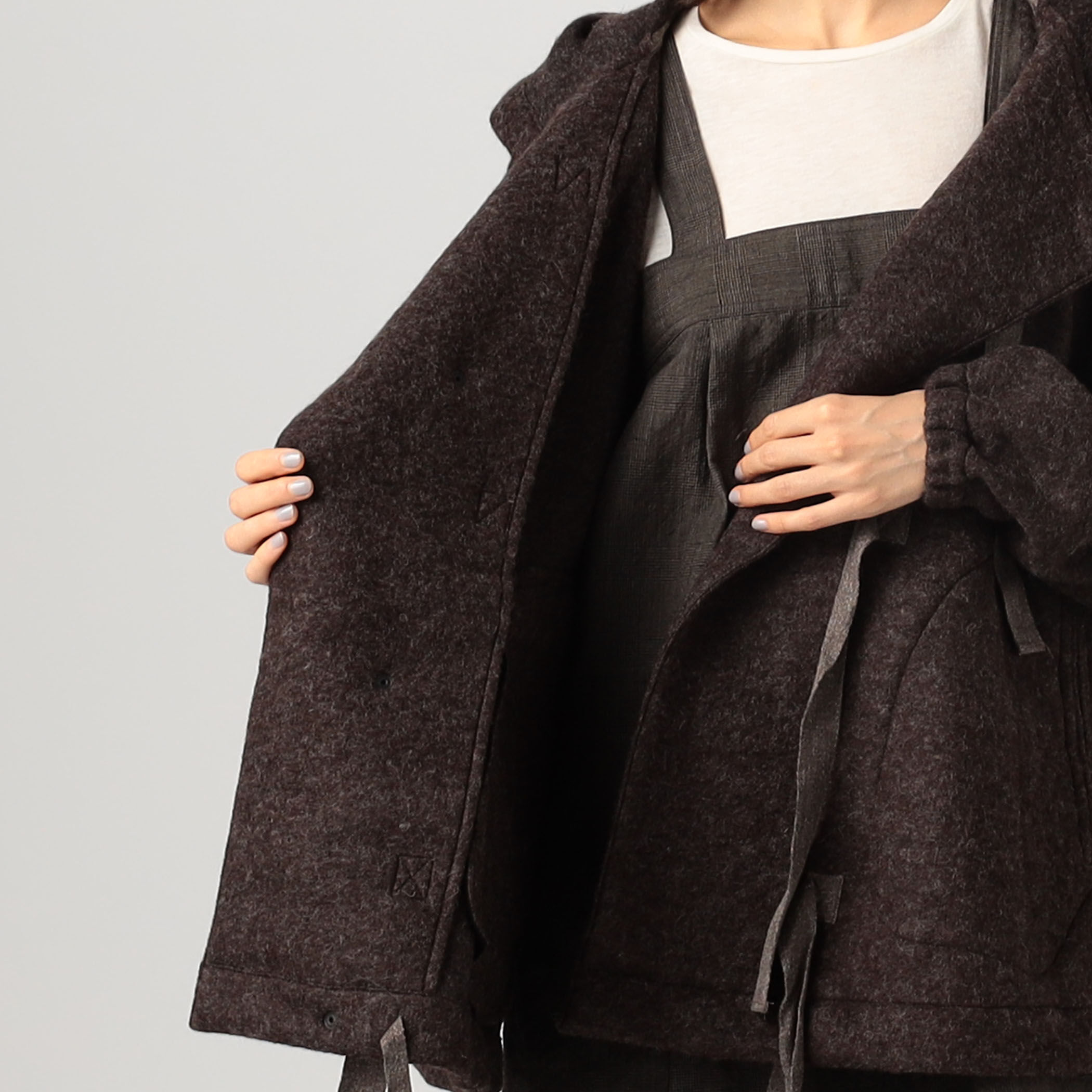 HAVERSACK ウールナイロン ポンチョ｜トゥモローランド 公式通販