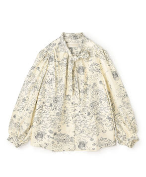 LA PRESTIC OUISTON  FRANCOISE シルクシャツ