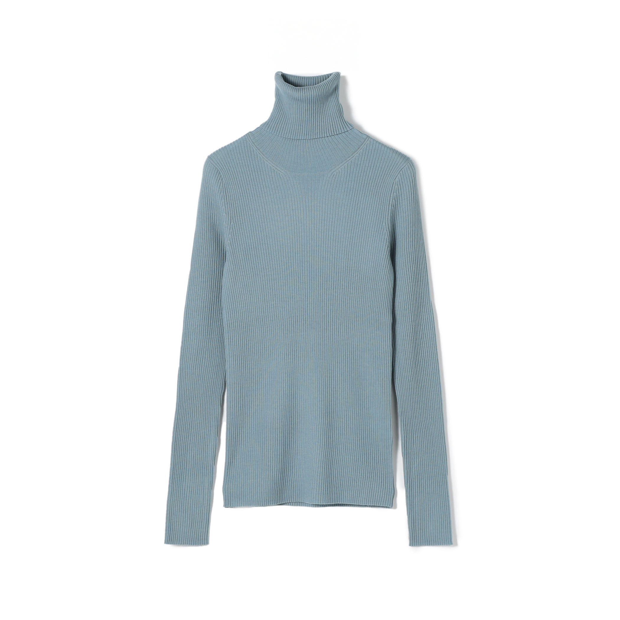 プルミエールウールリブ タートルネックプルオーバー
