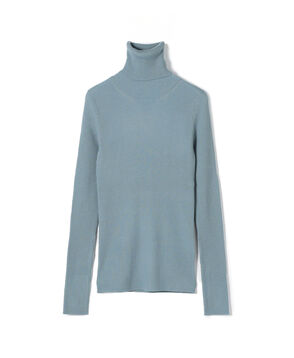 プルミエールウールリブ タートルネックプルオーバー