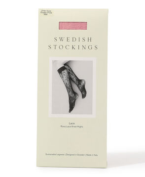 SWEDISH STOCKINGS ROSA ニーハイ レースソックス