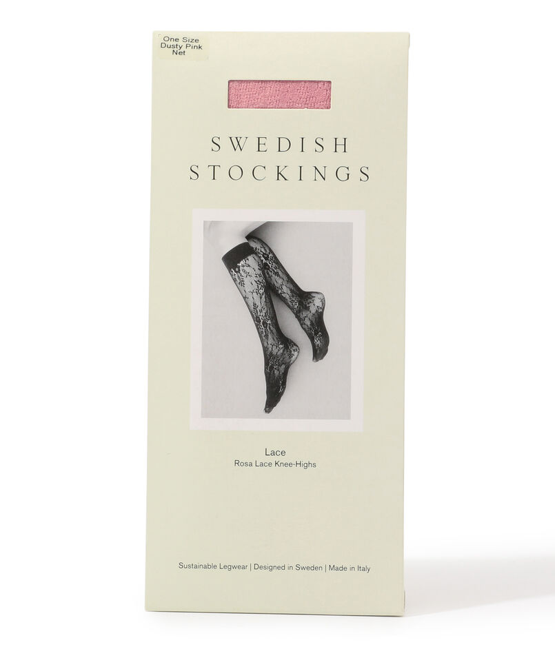 SWEDISH STOCKINGS ROSA ニーハイ レースソックス