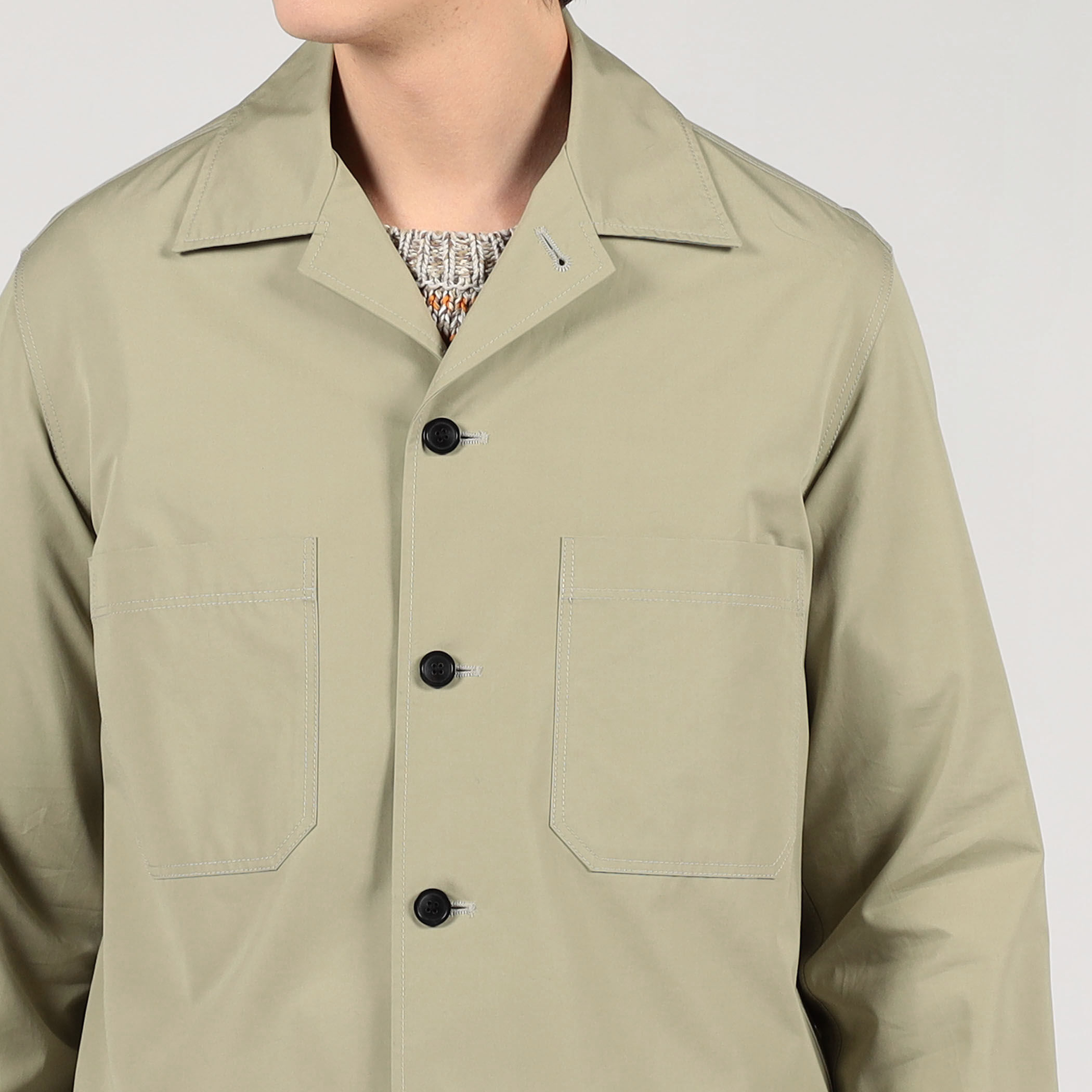 □スーピマコットン シャツブルゾン BORGHI｜トゥモローランド 公式通販