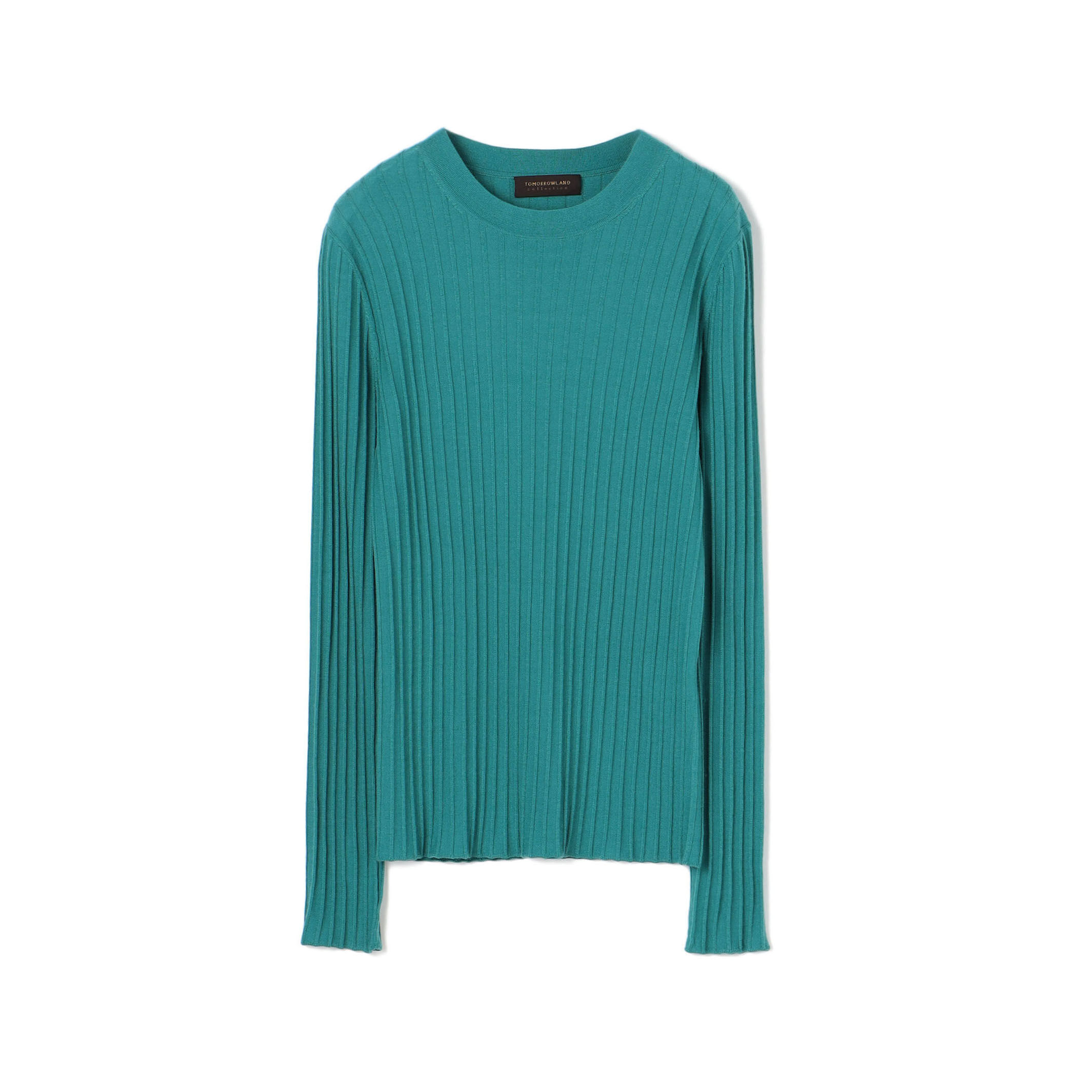 カシミヤシルクリブ クルーネックプルオーバー｜トゥモローランド 公式通販