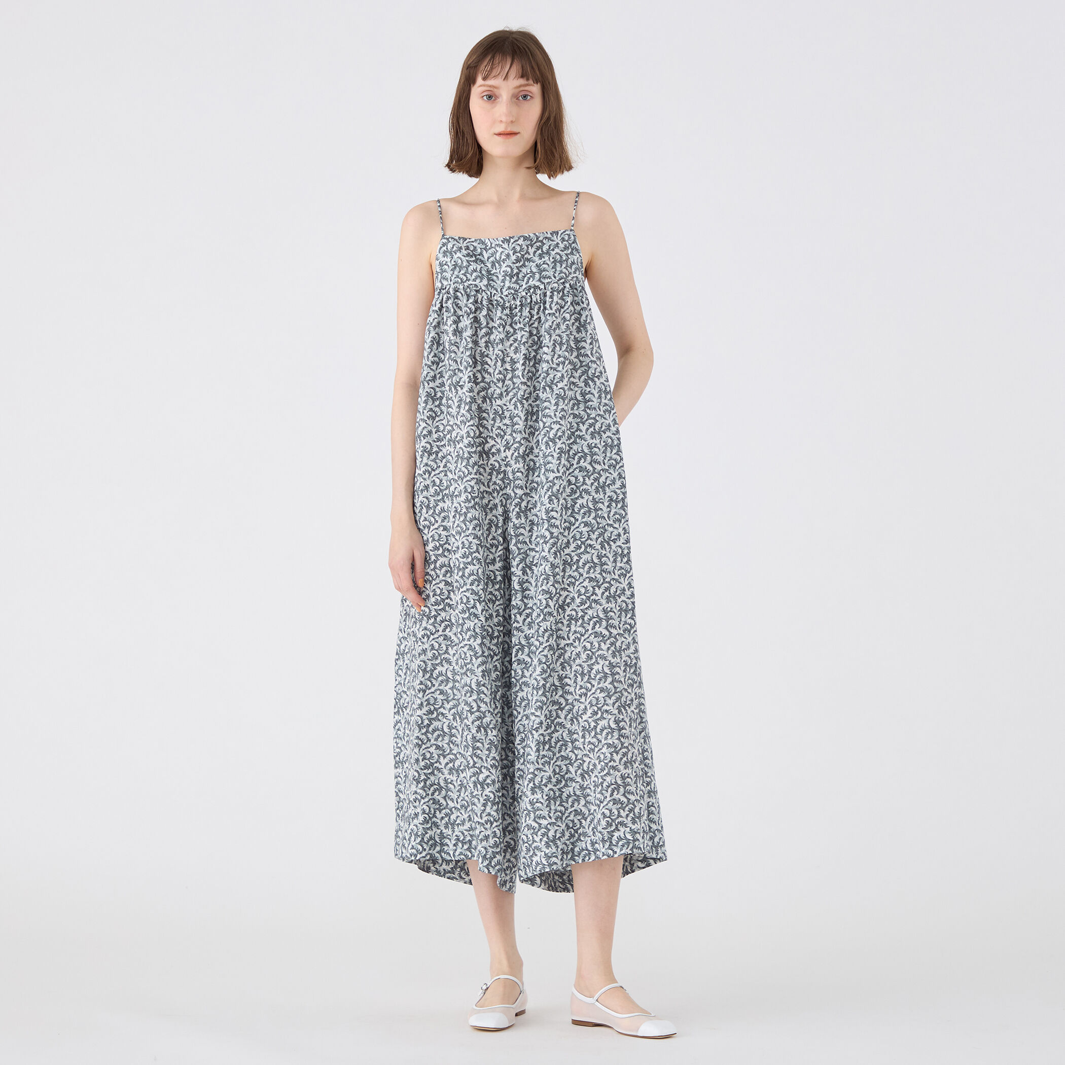 【期間限定値下げ】SOULEIADO トゥモローランド　オールインワン レーヨンツイルプリント コンビネゾン｜トゥモローランド 公式通販