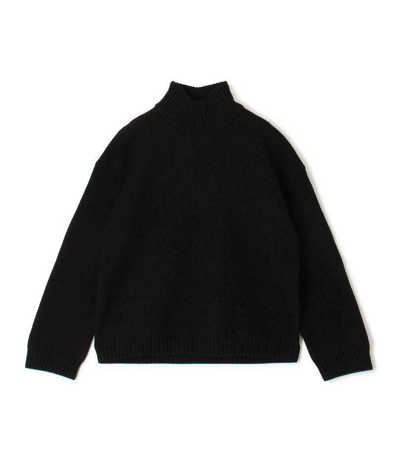 フェルテッドウール タートルネックニット