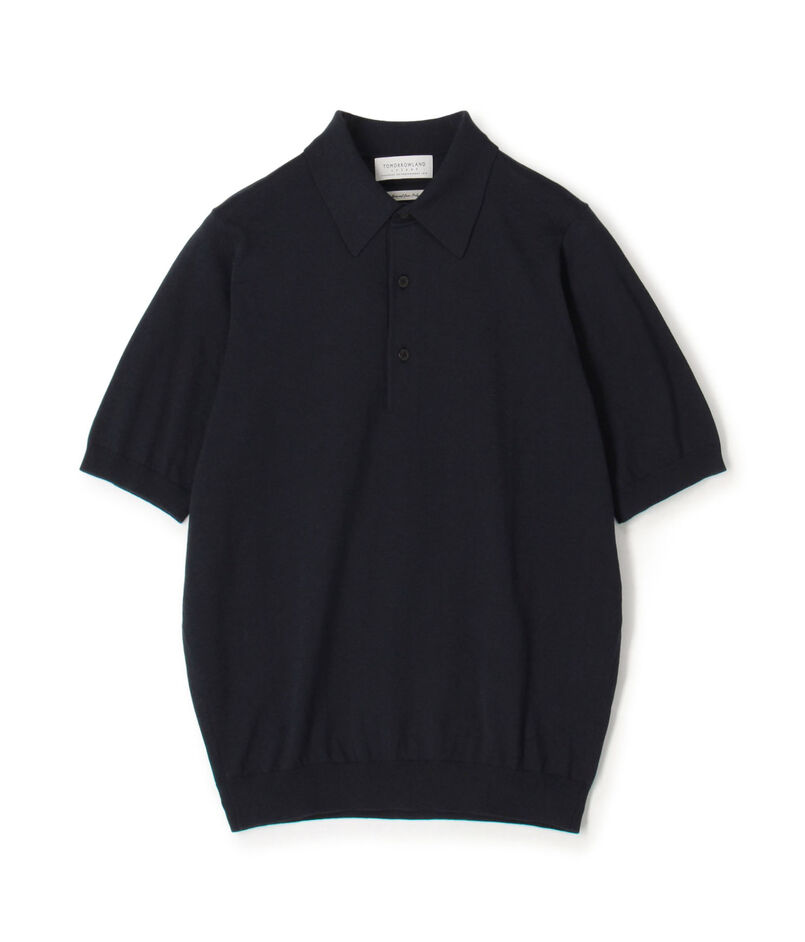 TOMORROWLAND tricot シルクコットン 半袖ニットポロシャツ SESIA