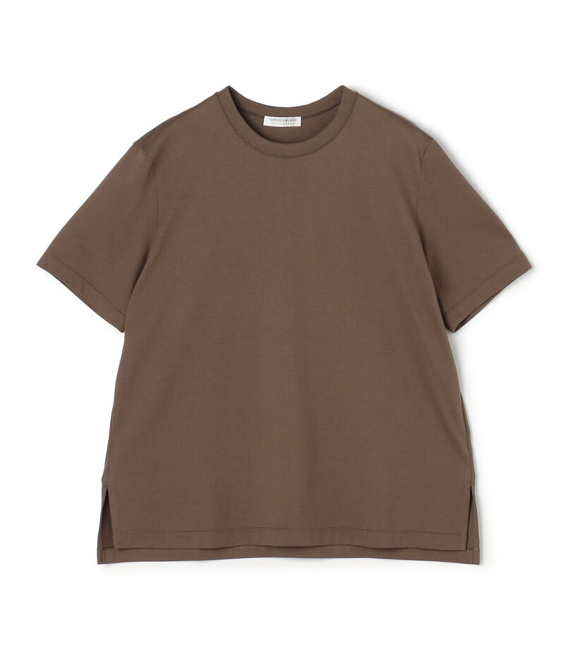 スーピマコットンジャージー クルーネックプルオーバー