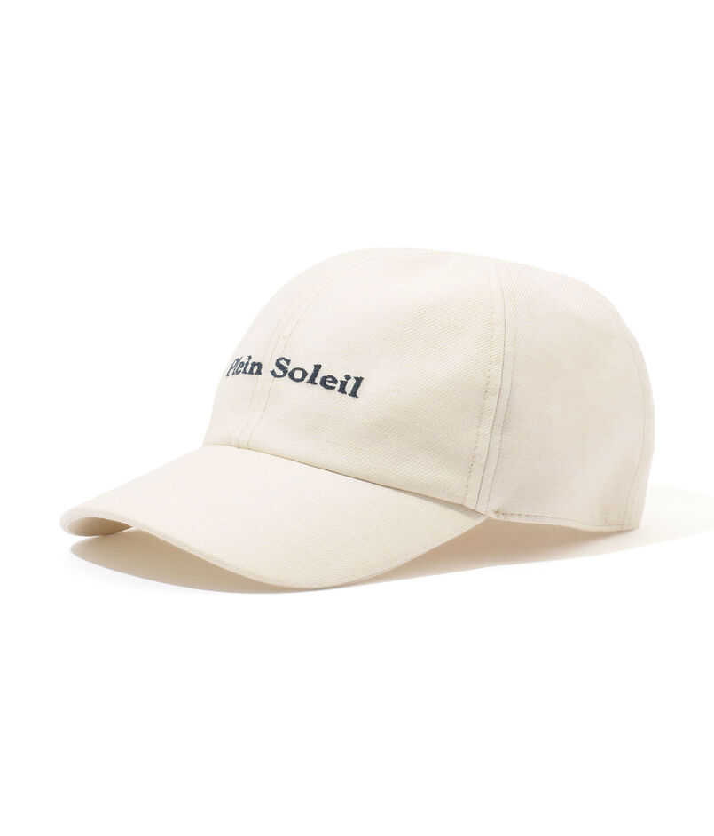 CRAMBES リネンコットン エンブロイダリー キャップ