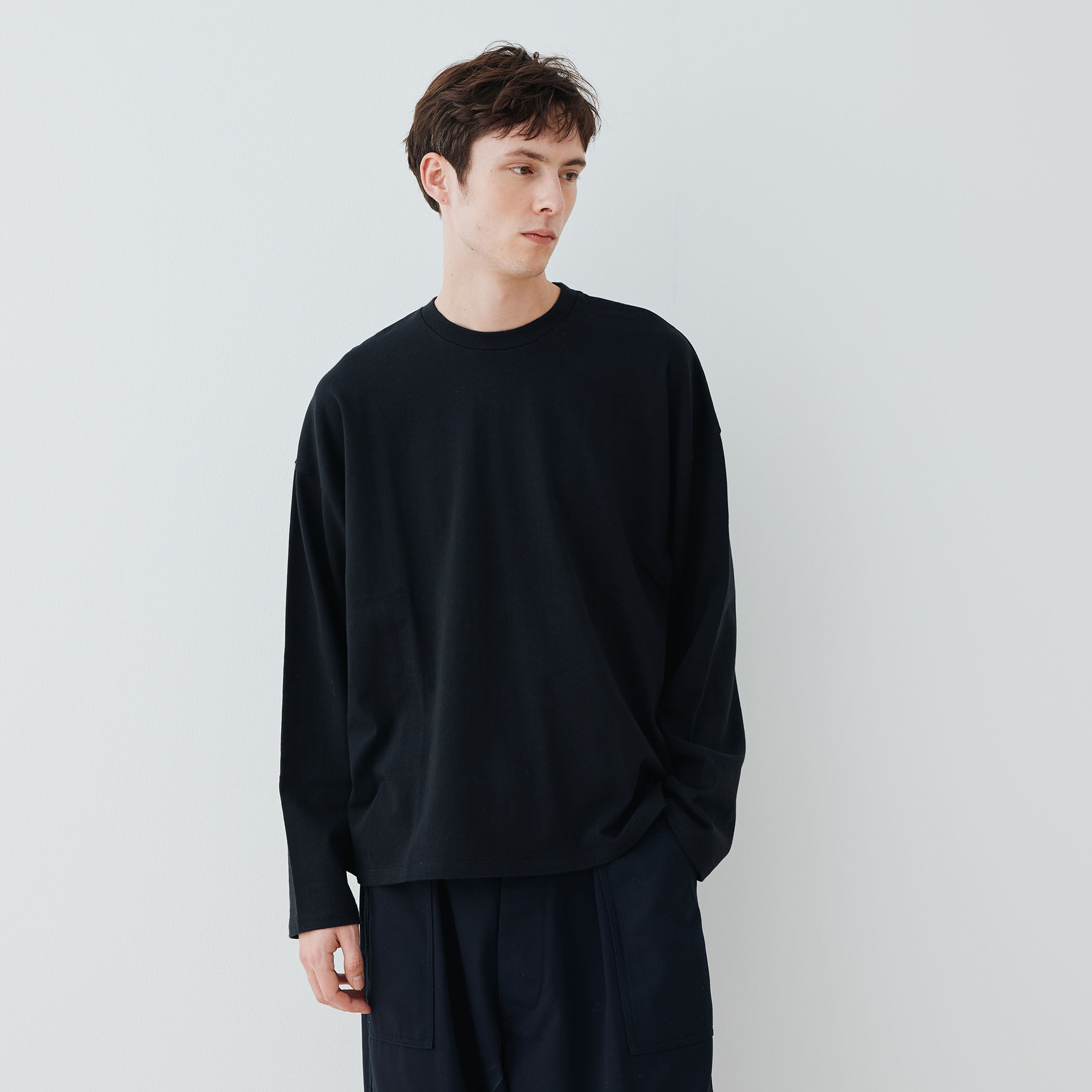 コットン吊り天竺 ロングスリーブカットソー｜トゥモローランド 公式通販