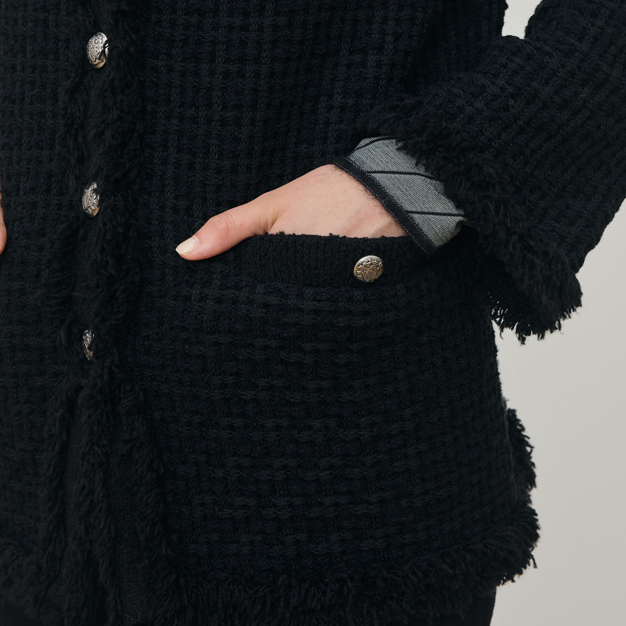 ツイードフリンジ 4ポケットジャケット｜トゥモローランド 公式通販