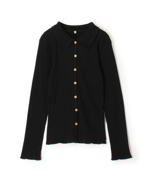 BASERANGE ISO コットンリブ シャツ