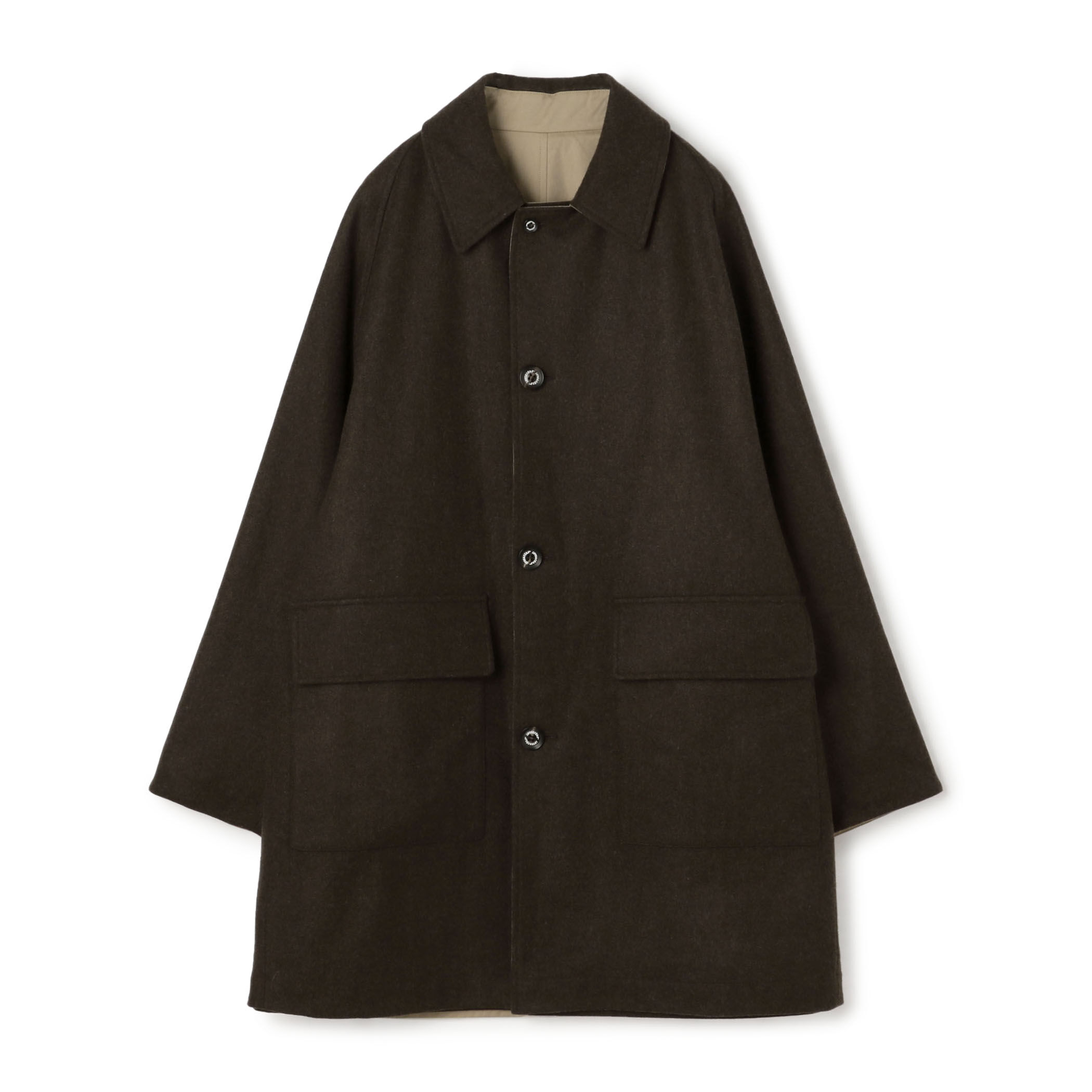 別注】INVERTERE ウールコットン リバーシブルコート