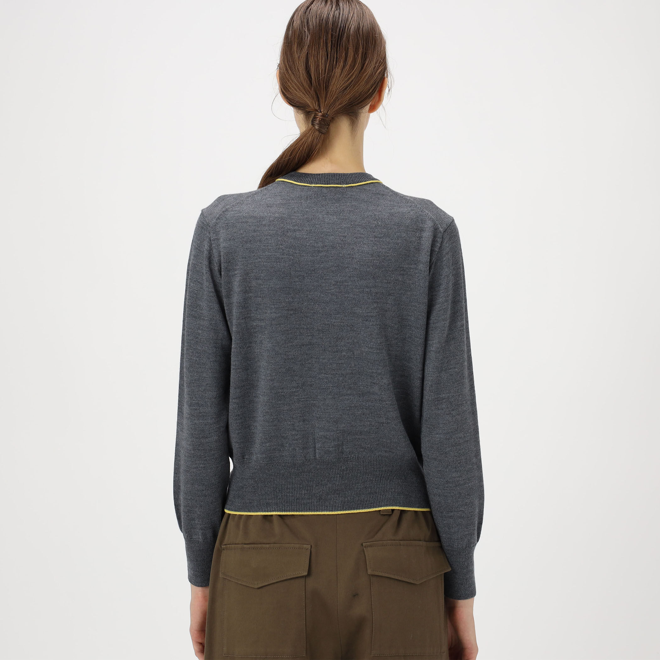 トゥモローランド　MACPHEE プレーンウールクルーネックカーディガン プレーンウール クルーネックカーディガン｜トゥモローランド 公式通販