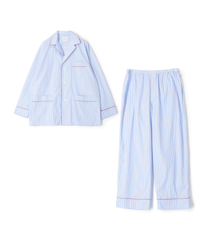 コットンブロードストライプ パジャマ（メンズ）