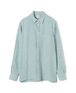 80リネン レギュラーカラーシャツ