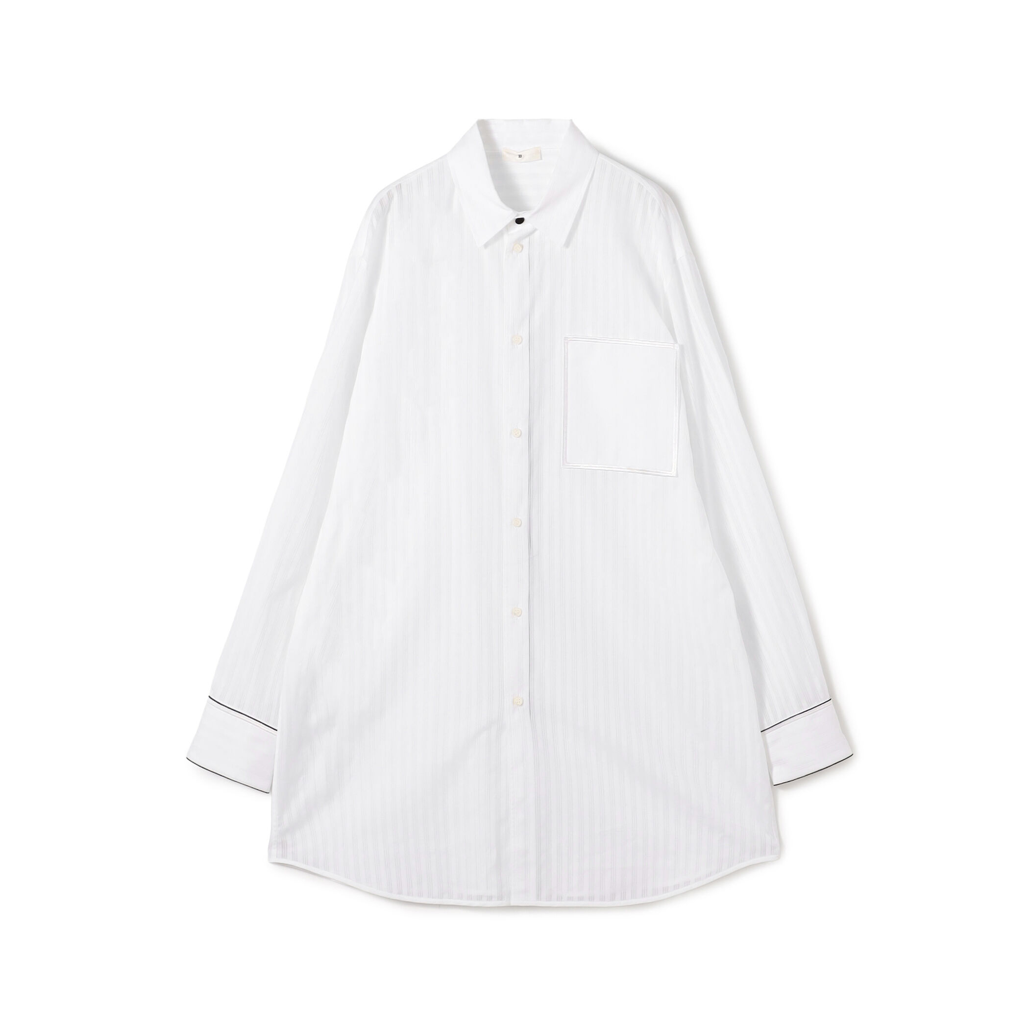 TOMORROWLAND.B マイクロタフタ ロングシャツ　ネイビー item1193877ab9d111ef82260242ac