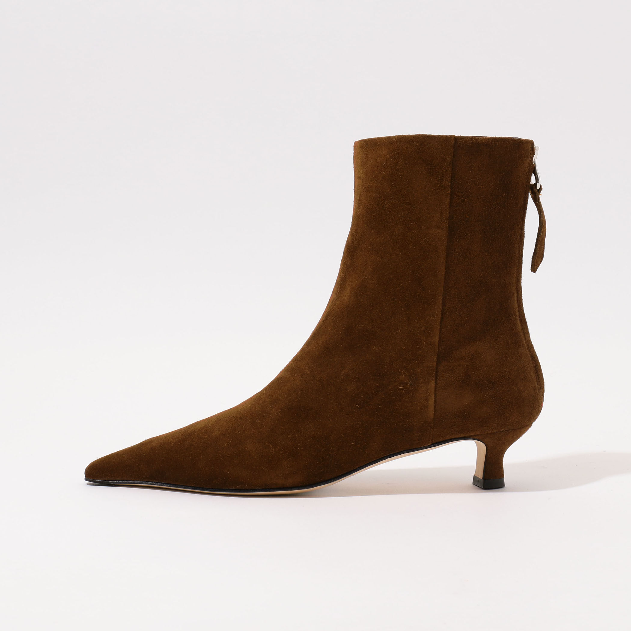 【関税込み】Aeyde ブラウン Zoe アンクルブーツ AEYDE Zoe Snake Print Calf Leather Moka Booties | Shopbop