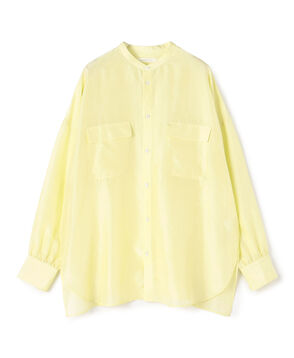 シルクハブタエ フラップポケットシャツ