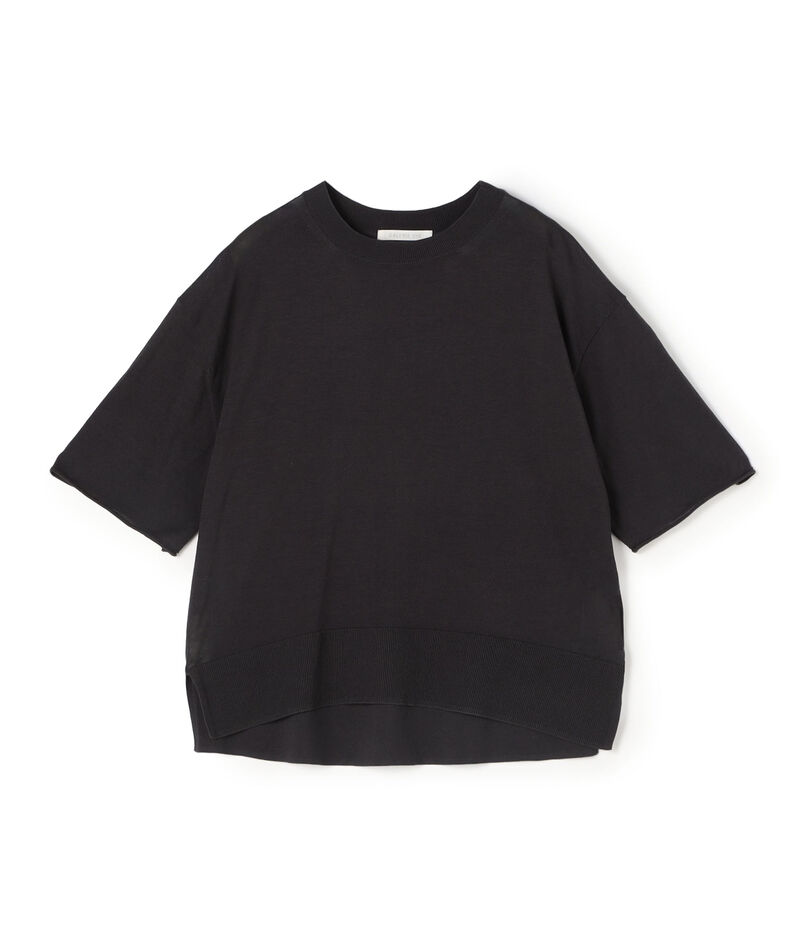 クレープコットン クルーネックプルオーバー