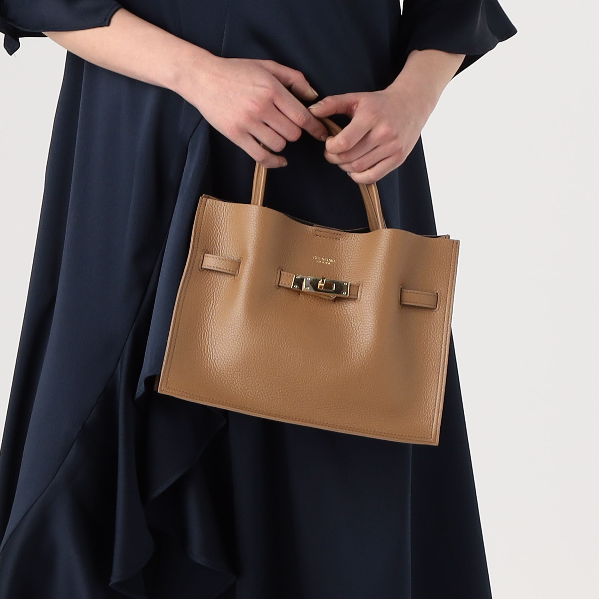 VIOLAd'ORO イタリアンWフェイスレザー トートバッグ