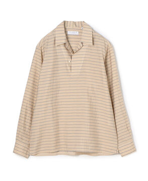 Cellulose Polyester skipper collar Pullover Shirts