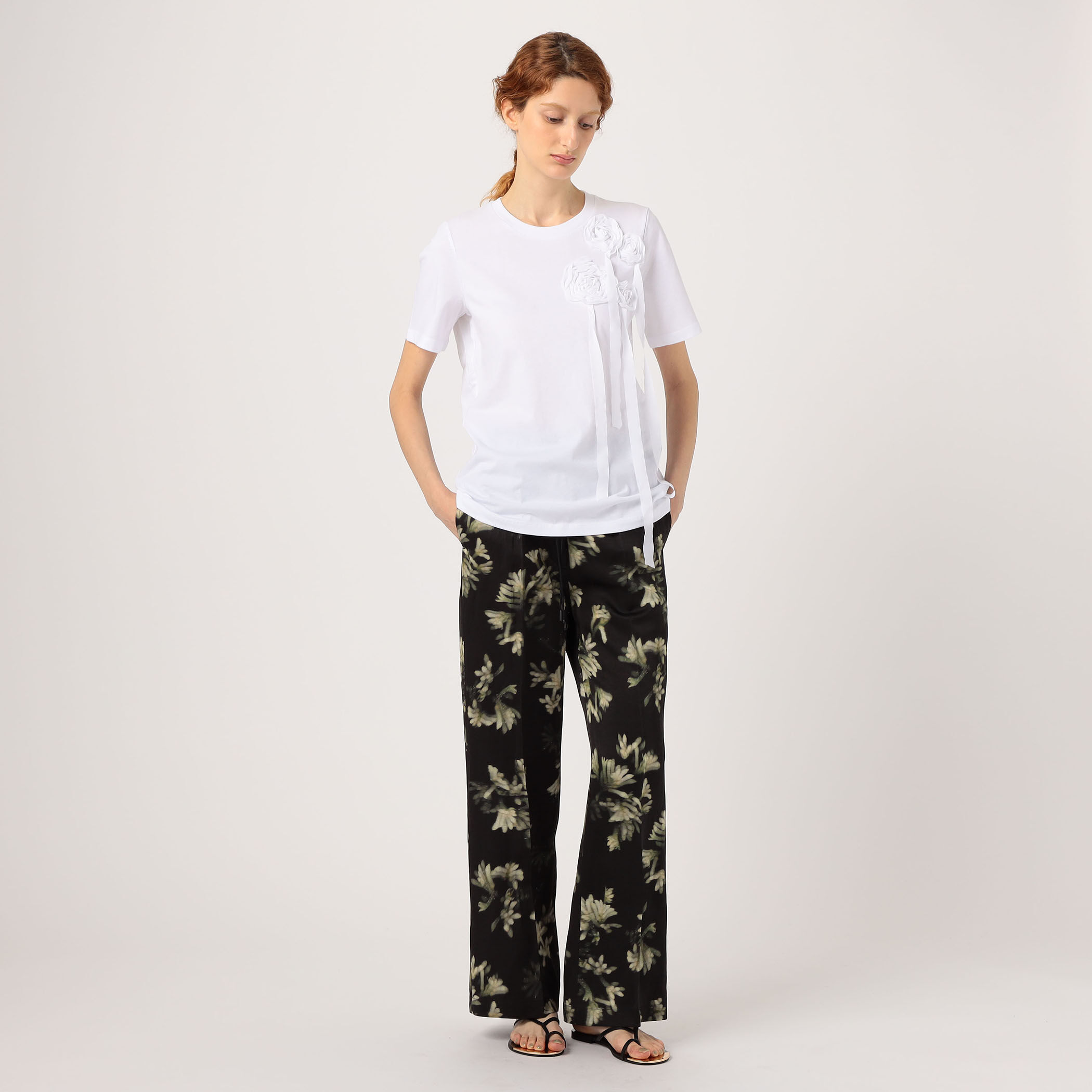 【未使用品】Christian Wijnants 総柄パンツ 定価68,200円 パンツ PRELAH―8110 | Christian Wijnants (Women