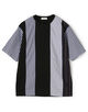コットン ストライプ デザインTシャツ