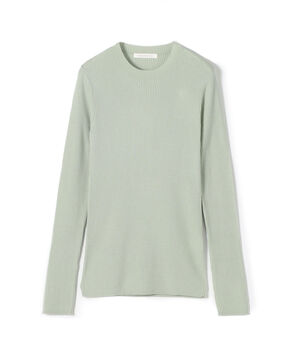 プルミエールウールリブ クルーネックプルオーバー