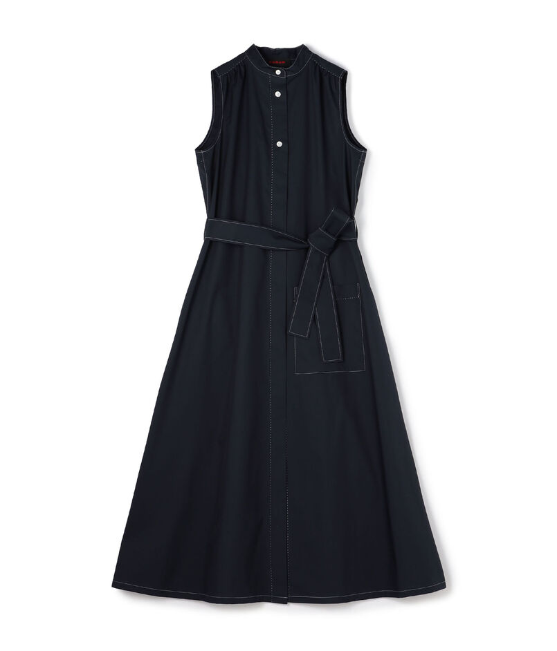 ■CABaN コットンポリエステルツイル シャツドレス
