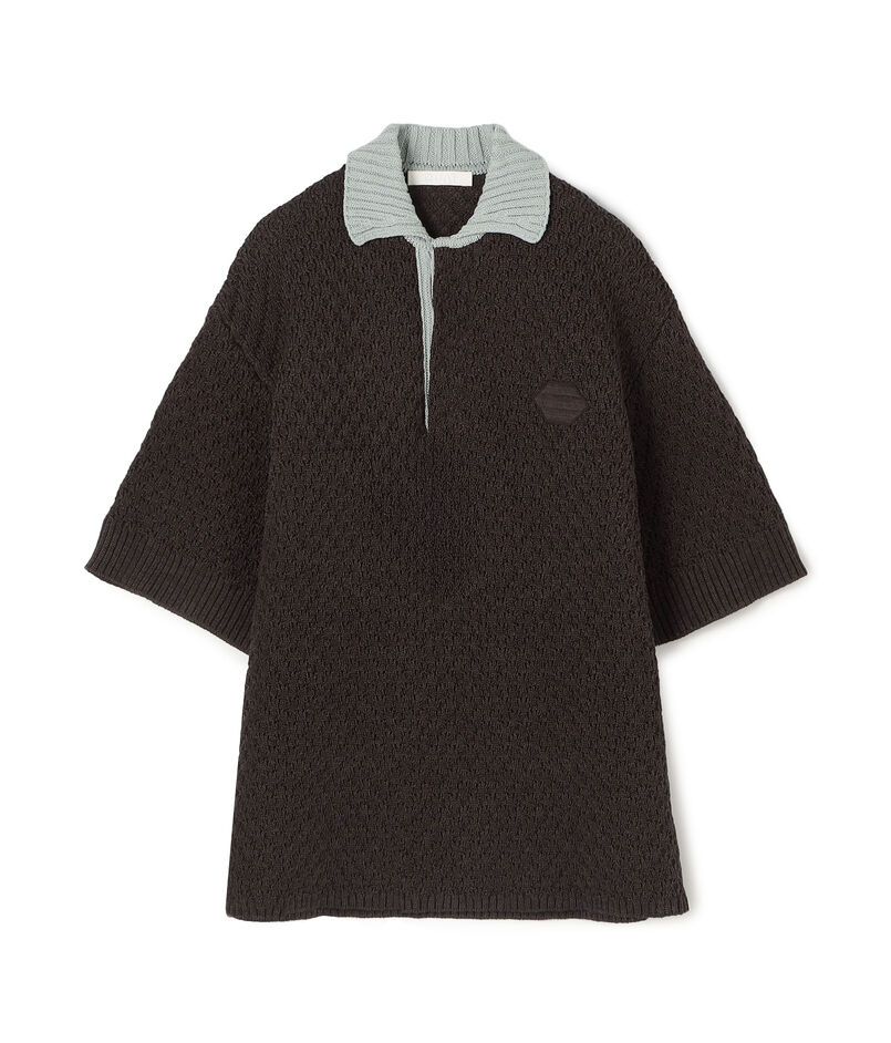OUAT META POLO コットン ニットポロシャツ
