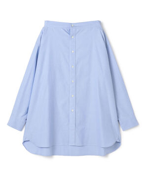 HYKE OXFORD SHIRT SKIRT