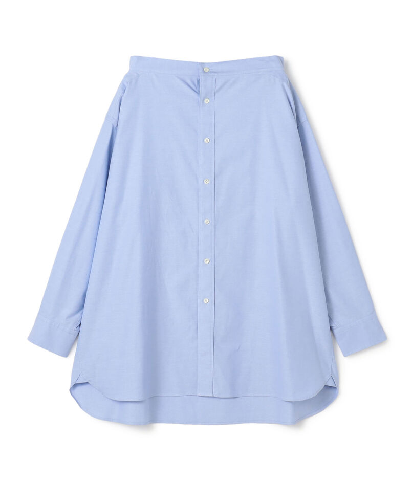 HYKE OXFORD SHIRT SKIRT
