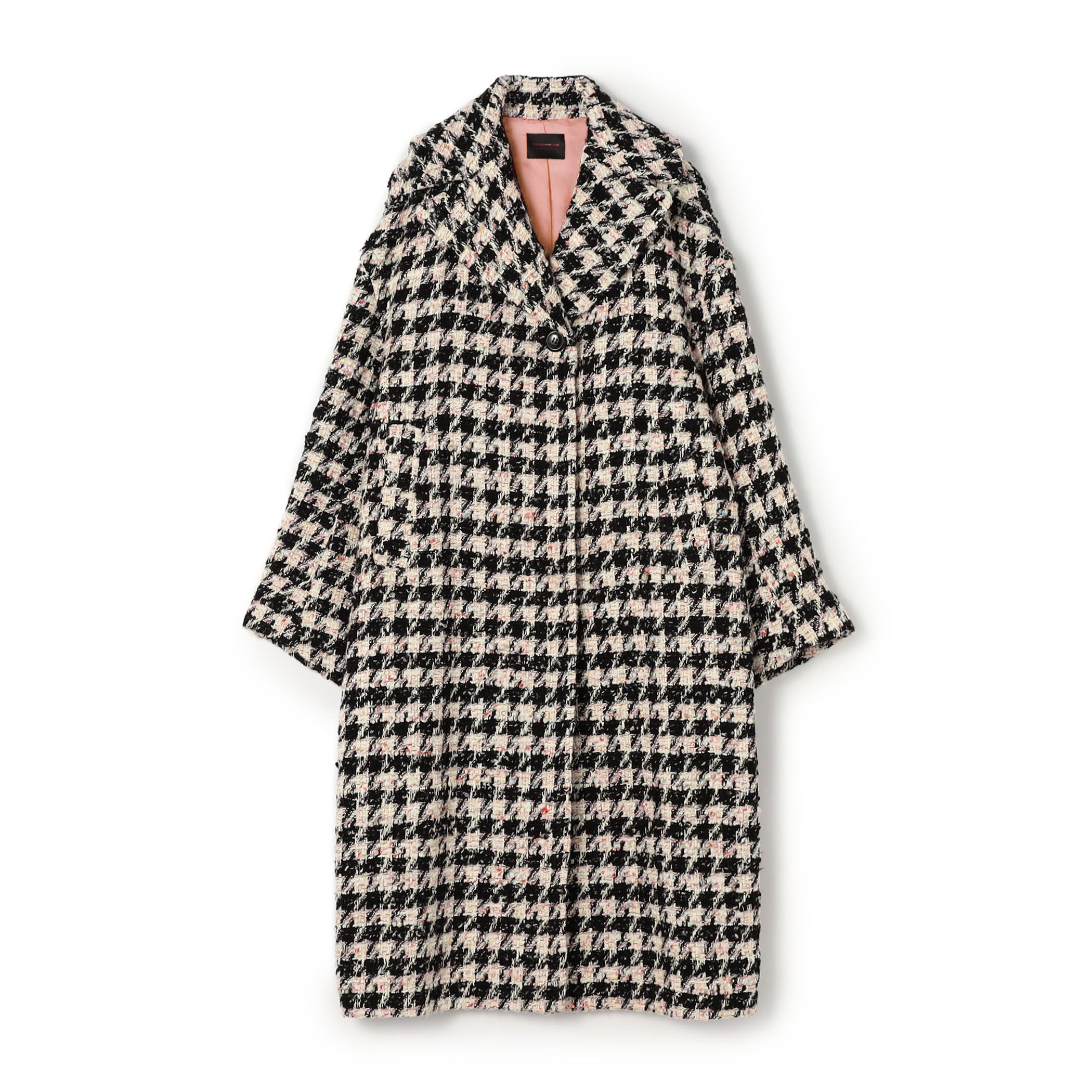 375　トゥモローランド　コレクション　モヘヤ　コート　38 ブラック 375 トゥモローランド コレクション モヘヤ コート 38 ブラック