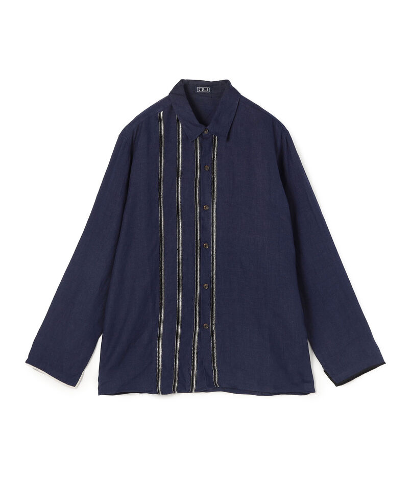 JUPE BY JACKIE Balos リネン エンブロイダリーシャツ