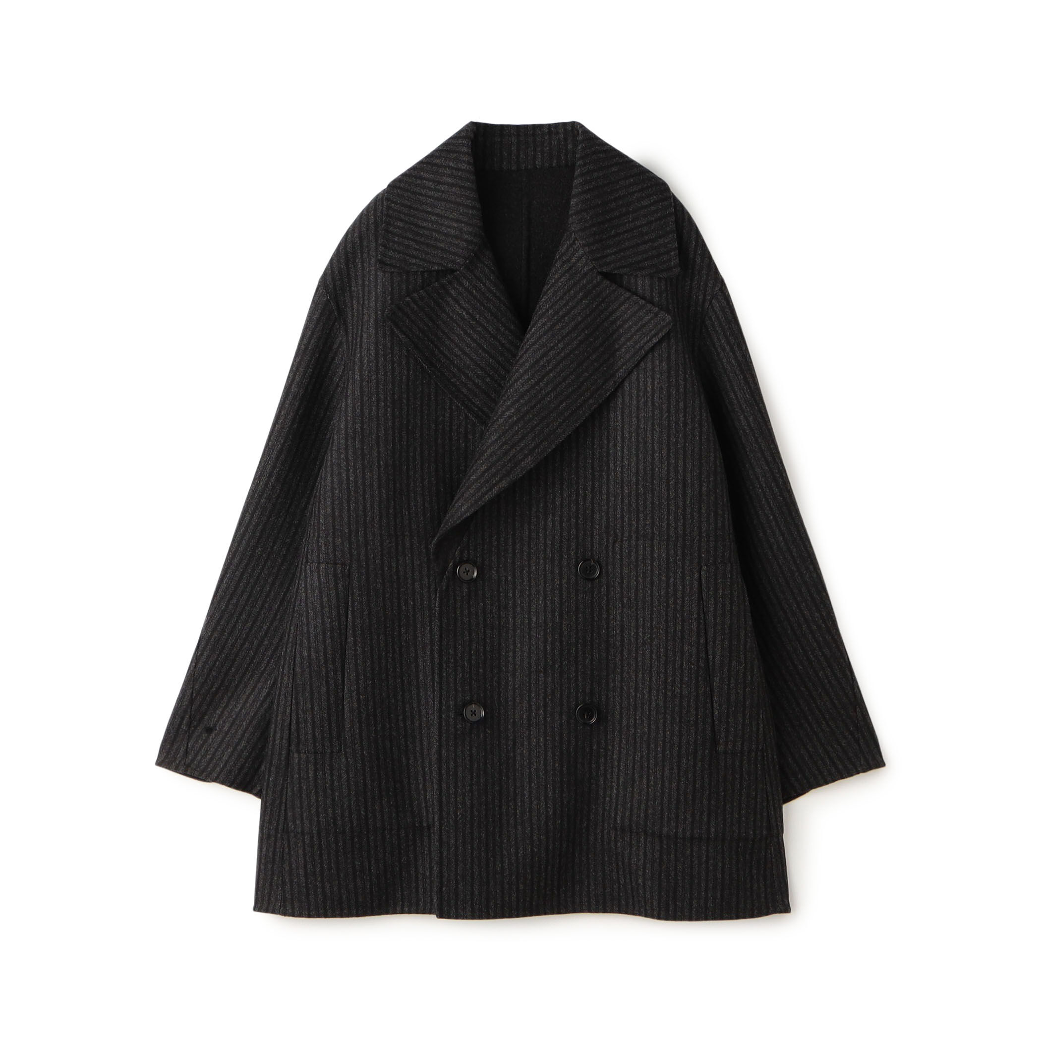 ウールダブルフェイス ピーコート｜トゥモローランド 公式通販