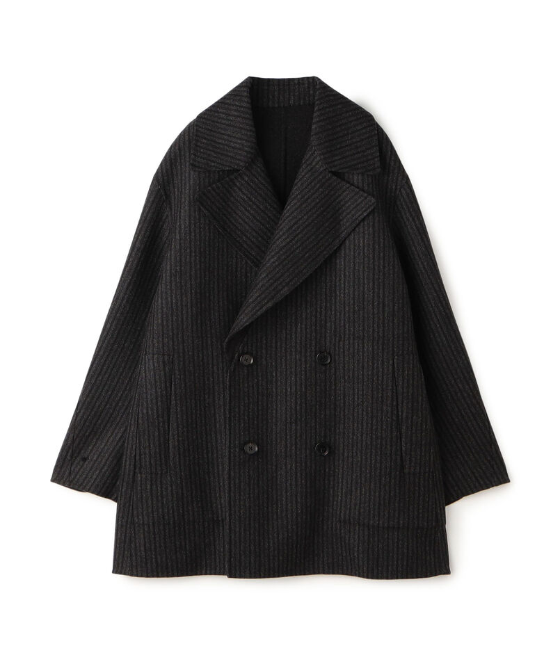 ウールダブルフェイス ピーコート