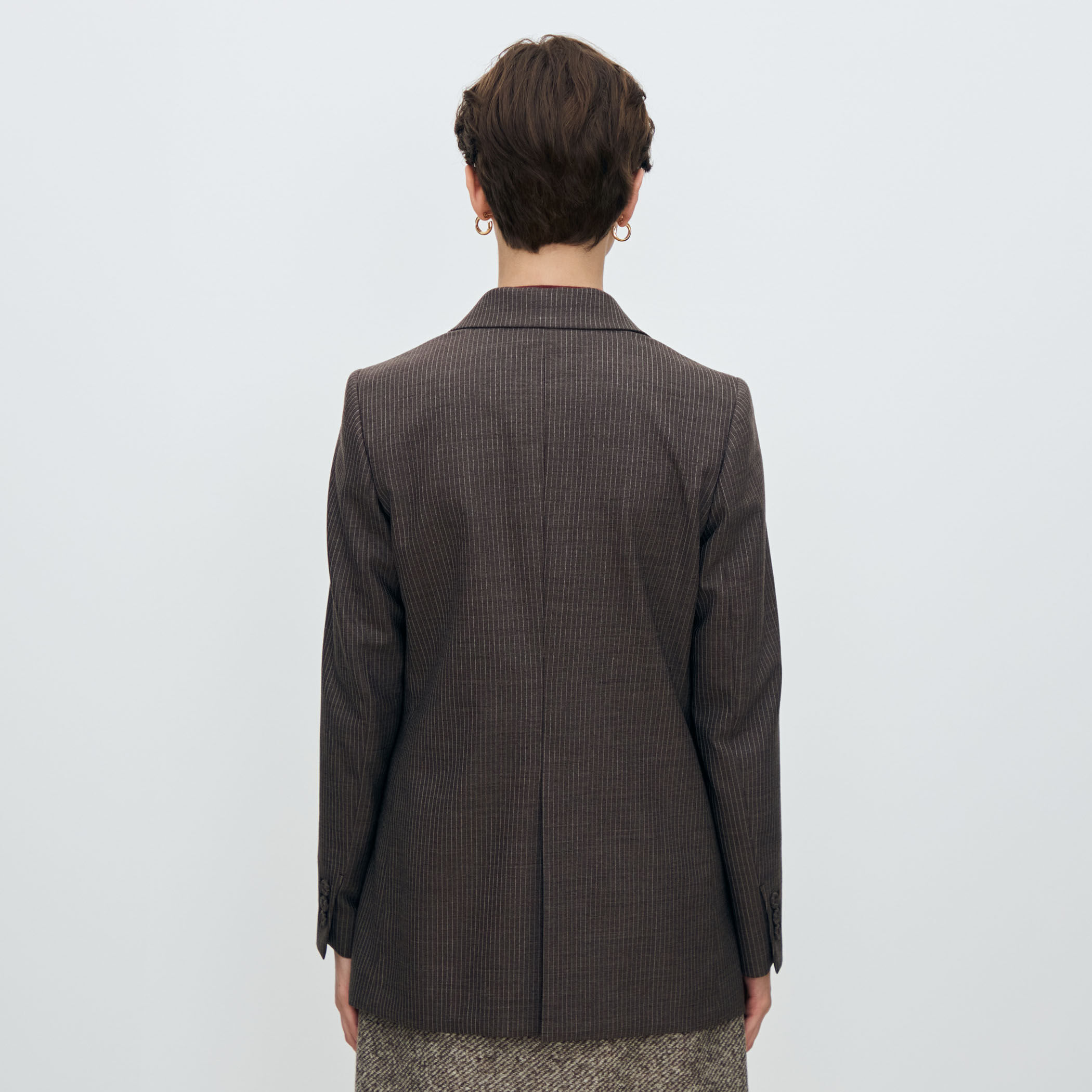 シングルトラックストライプ 2Bテーラードジャケット