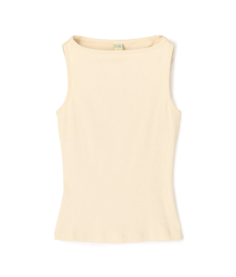 FLORE FLORE TIMMI TANK ボートネック タンクトップ
