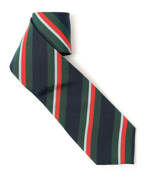 Atkinsons アイリッシュポプリン レジメンタルストライプネクタイ