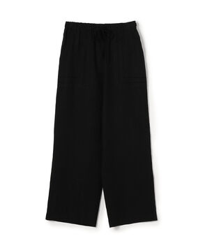 リブコンビフレンチリネン ワイドイージーパンツ