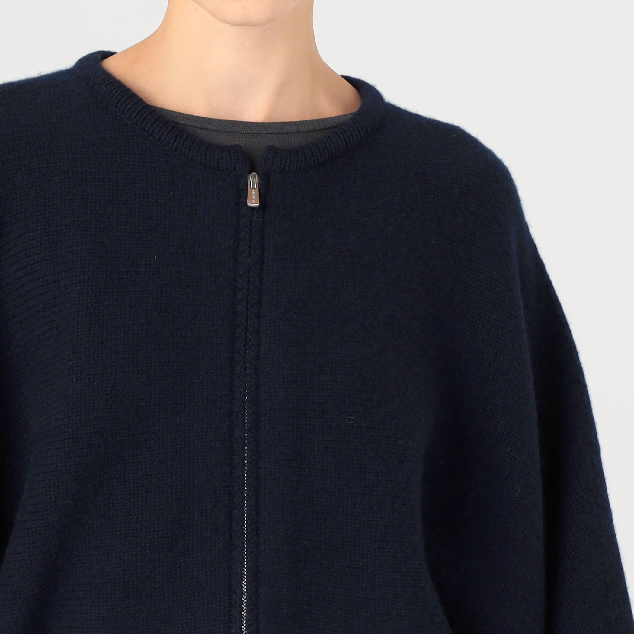 スコットランドウール ジップアップカーディガン｜トゥモローランド