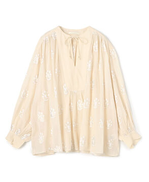 ne Quittez pas COTTON VOILE SEDUM ブラウス