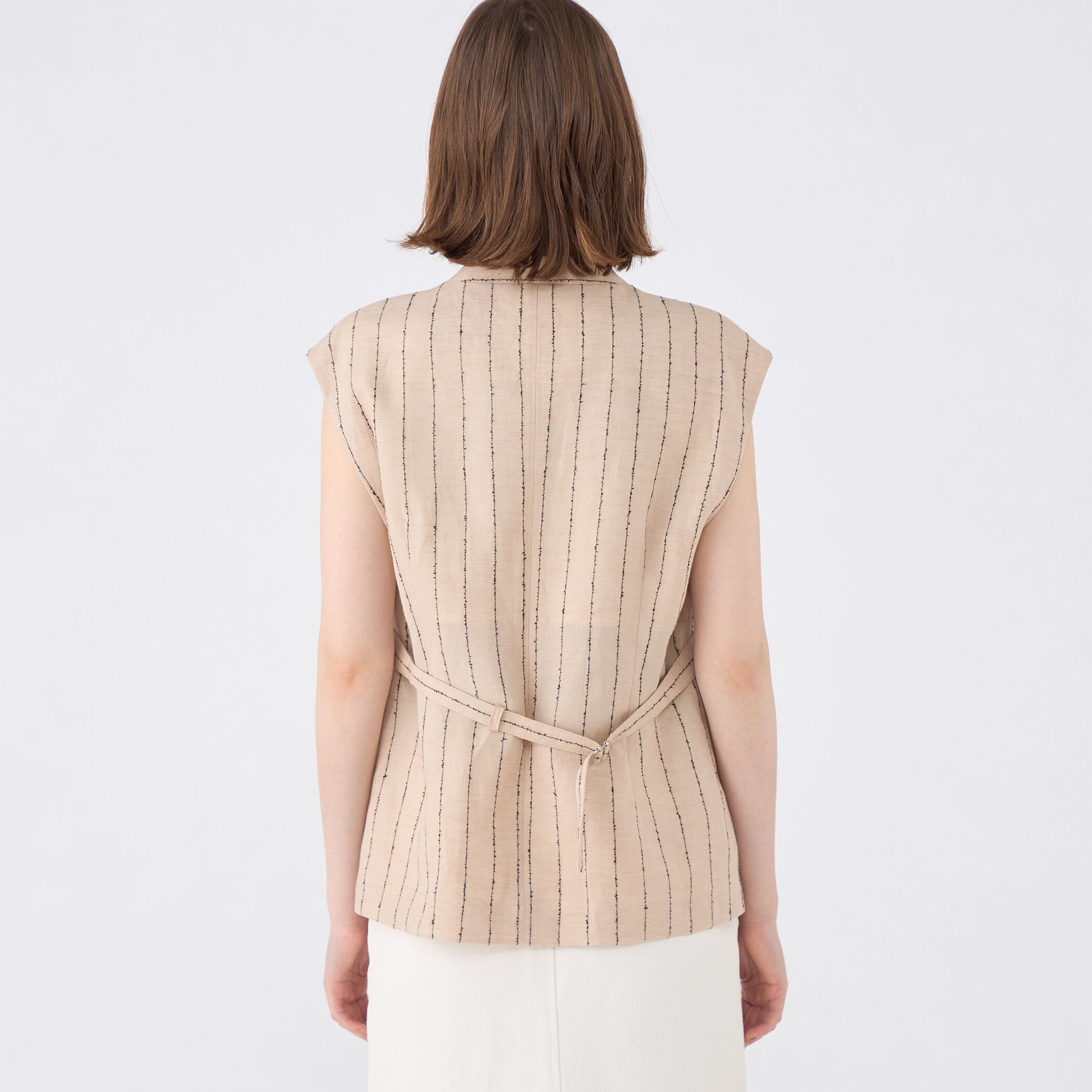 ダブルカバーリネン ジレ｜トゥモローランド 公式通販