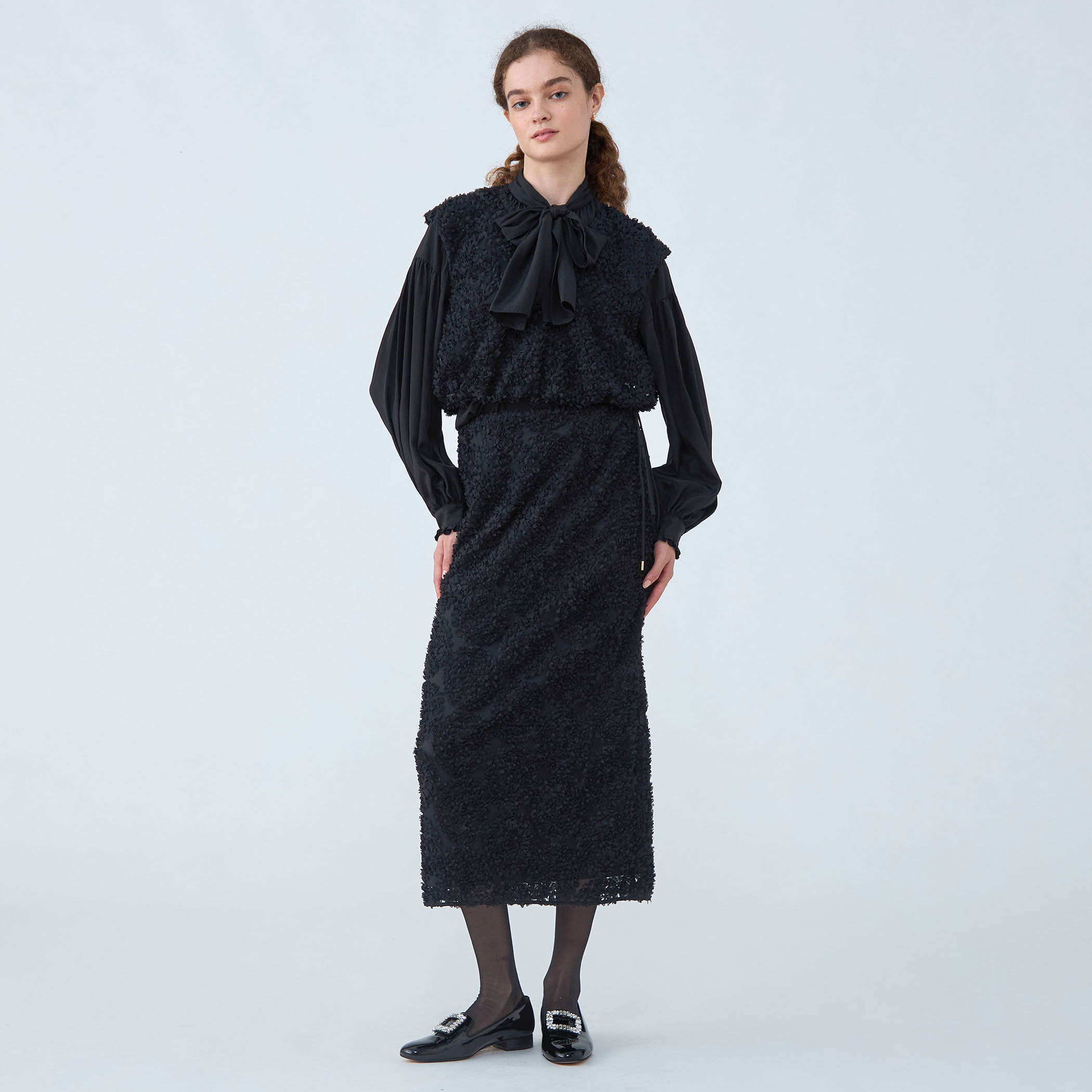 SALE／30%OFF】Ballsey コットンジャージーコンビ ティアード