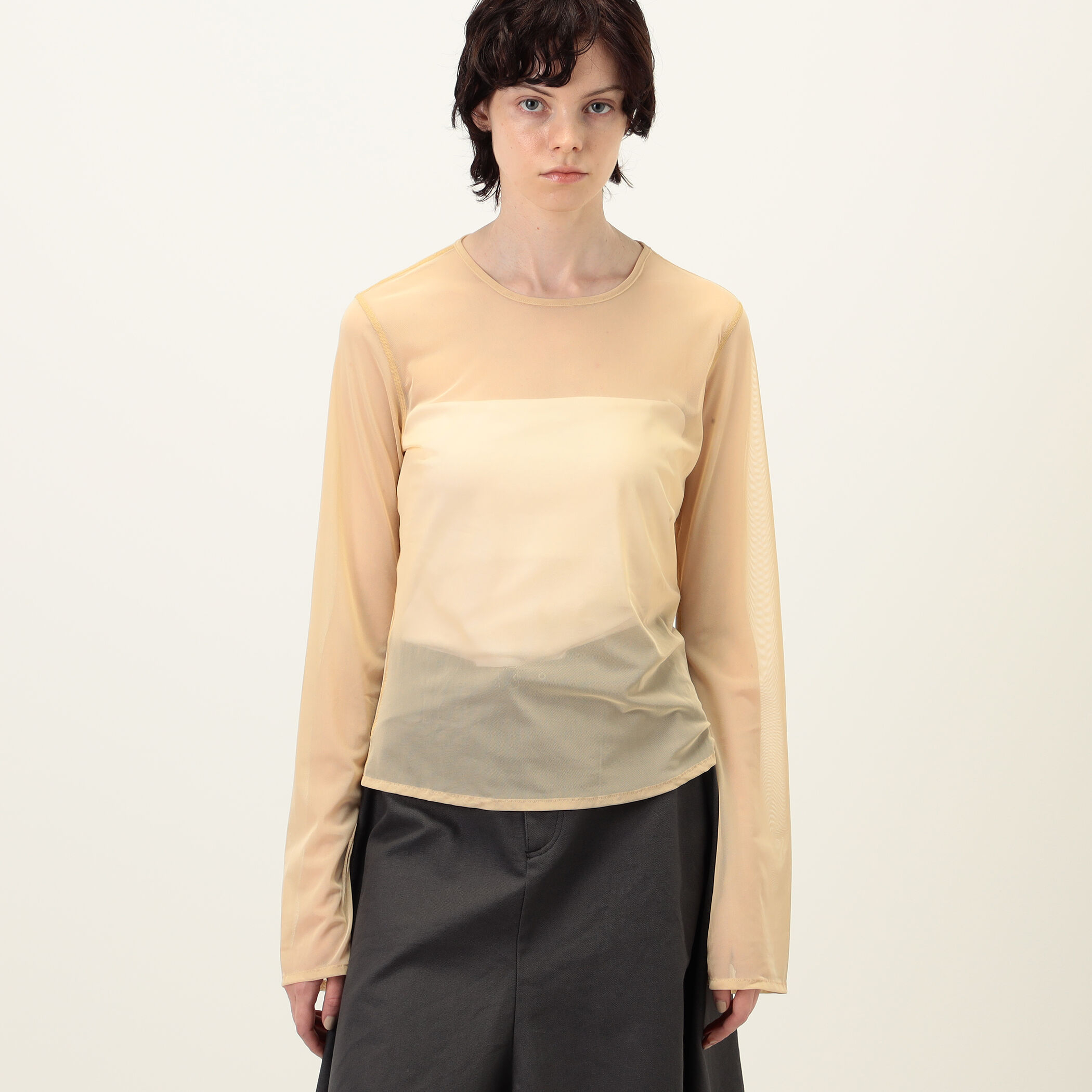 SIMONE WILD MESH EASY L/S メッシュ ロングスリーブTシャツ